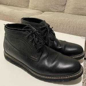Timberland Black Chukka Boots Smooth Leather 🥾